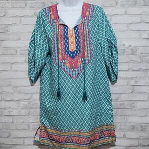 Urban Coco Long Tunic Top Moroccan Inspired Oversized Womens Small